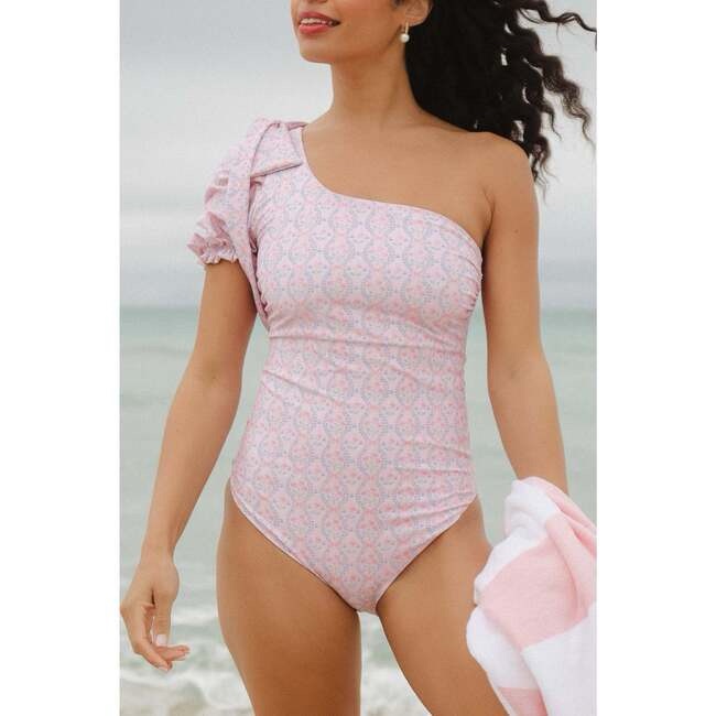Ivy City Co Sailor One Piece In Raquel Pink Floral